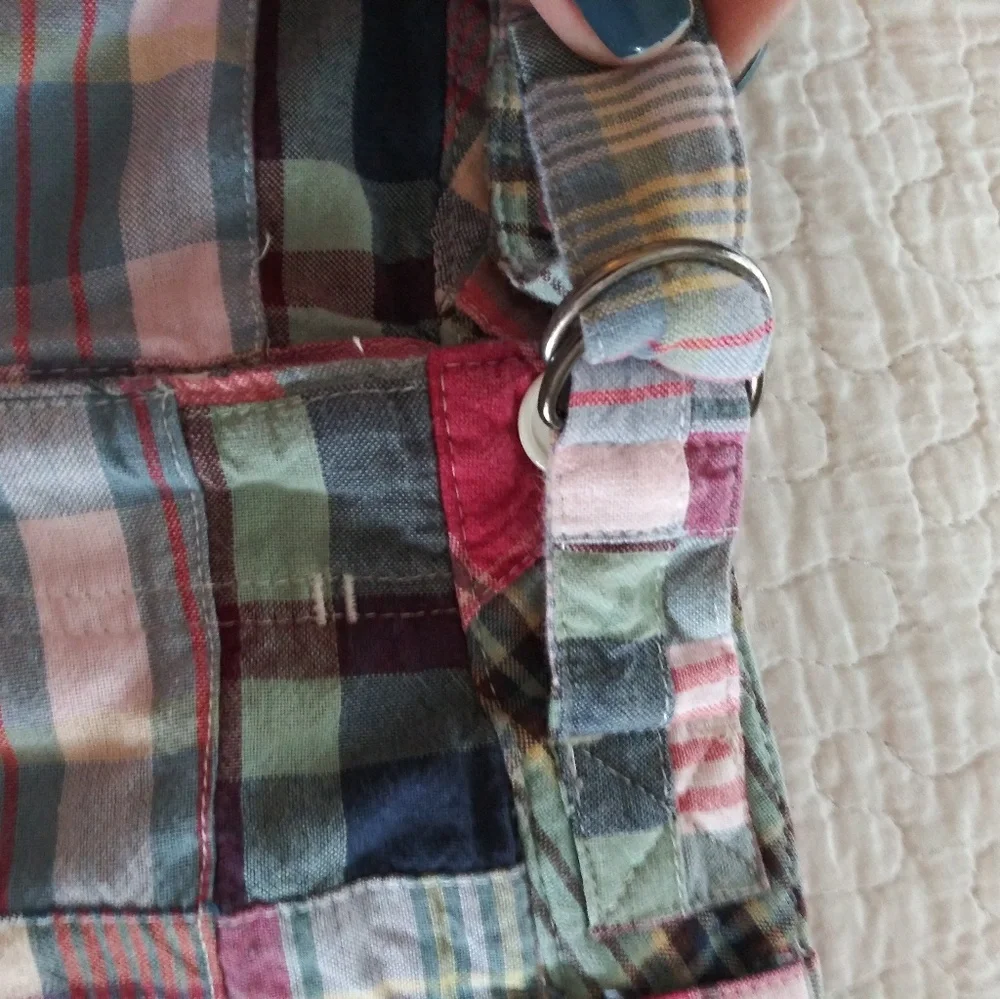 COPY - Catch My I Size 5 Pleated Plaid Skirt with belt